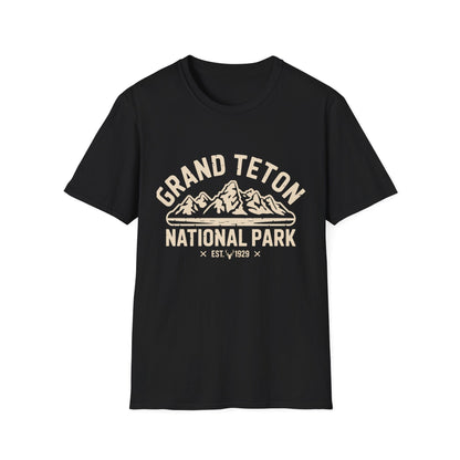 Grand Teton National Park Retro Graphic T-Shirt