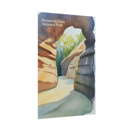 Mammoth Cave National Park Watercolor Art Print