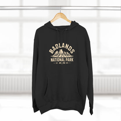 Badlands National Park Graphic Fleece Hoodie Cotton Blend
