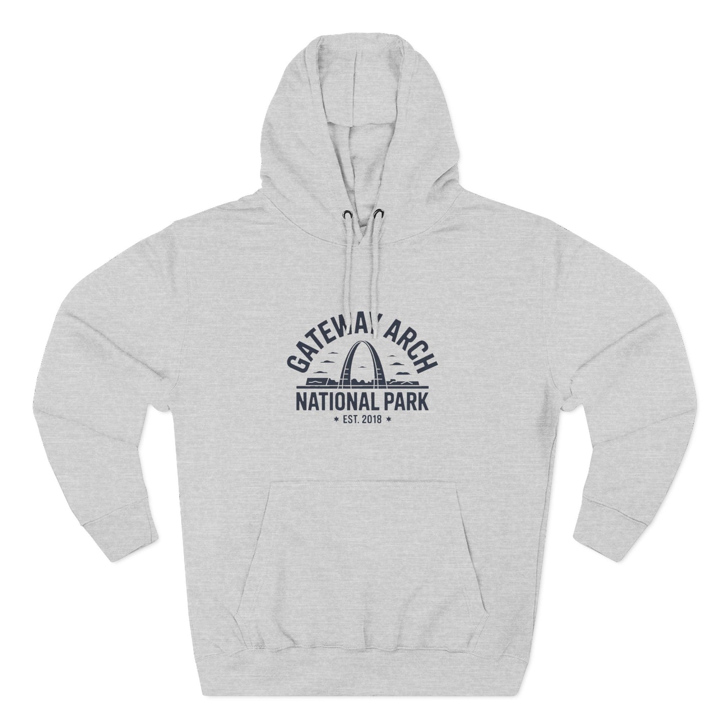Gateway Arch National Park Hoodie Cotton Blend