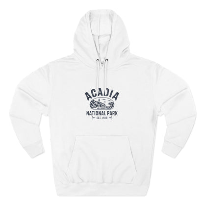 Acadia National Park Fleece Hoodie Ring Spun Cotton