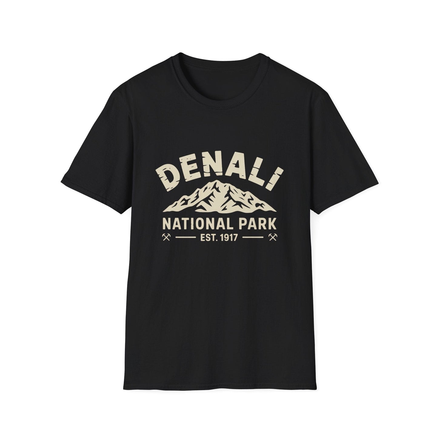 Denali National Park Logo T-Shirt - White Cotton Tee