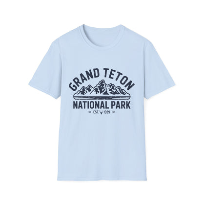 Grand Teton National Park Retro Graphic T-Shirt