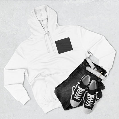 Three-Panel Fleece Hoodie - dolphin (Front+Back) - Three-Panel Fleece Hoodie (Smart: Original on light)