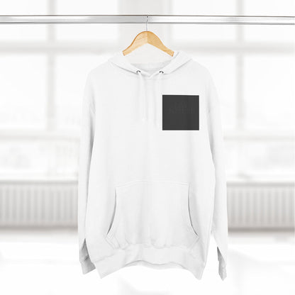 Three-Panel Fleece Hoodie - dolphin (Front+Back) - Three-Panel Fleece Hoodie (Smart: Original on light)