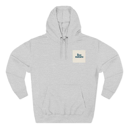 Live Nature Fleece Hoodie Ring Spun Cotton Design
