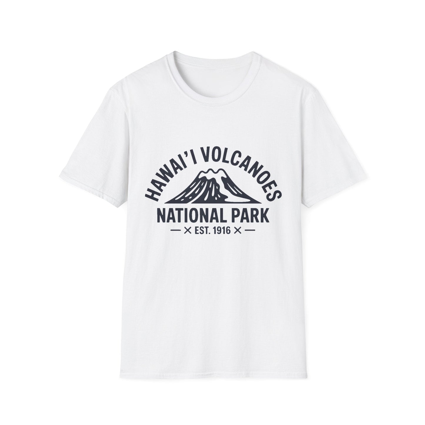 Hawai'i Volcanoes National Park T-Shirt White Cotton