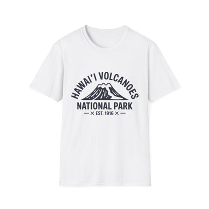 Hawai'i Volcanoes National Park T-Shirt White Cotton