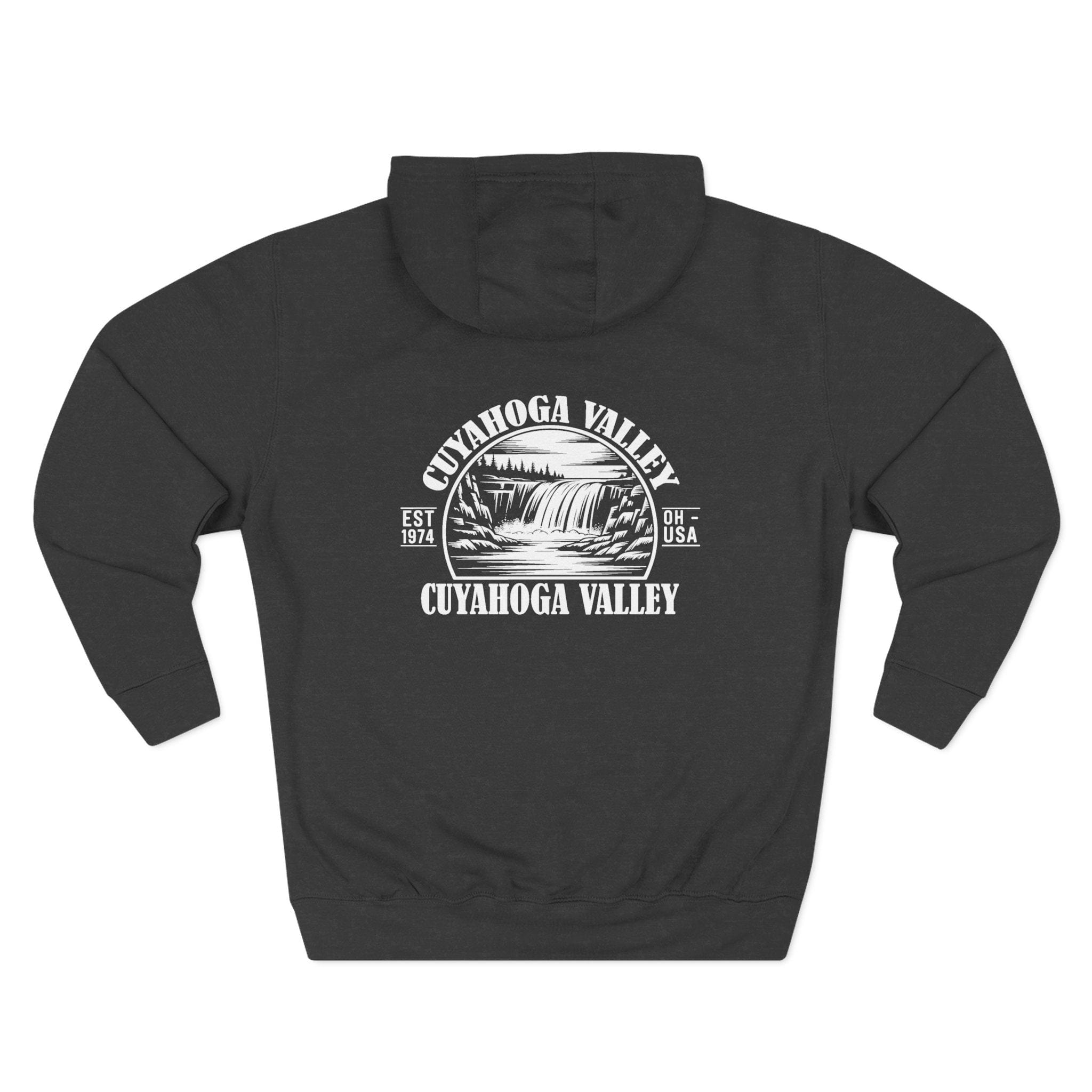 Three-Panel Fleece Hoodie - 12 (Front+Back) - Three-Panel Fleece Hoodie (Smart: Original on dark)