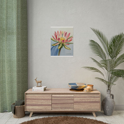 Bitterroot Flower Watercolor Print 'Live Nature
