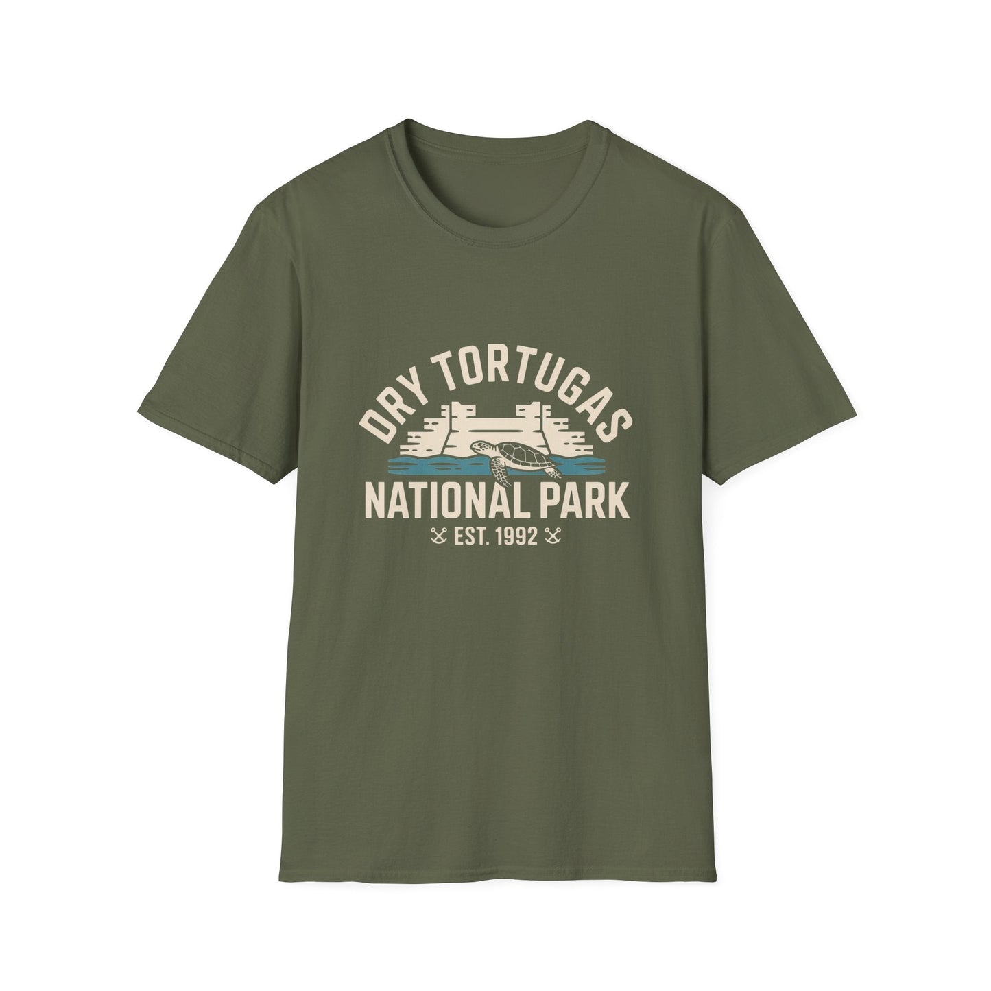 Dry Tortugas National Park T-Shirt with Turtle Design