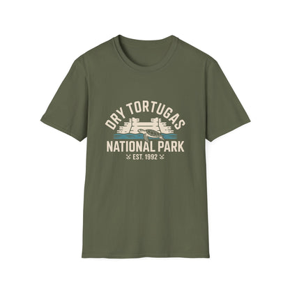 Dry Tortugas National Park T-Shirt with Turtle Design