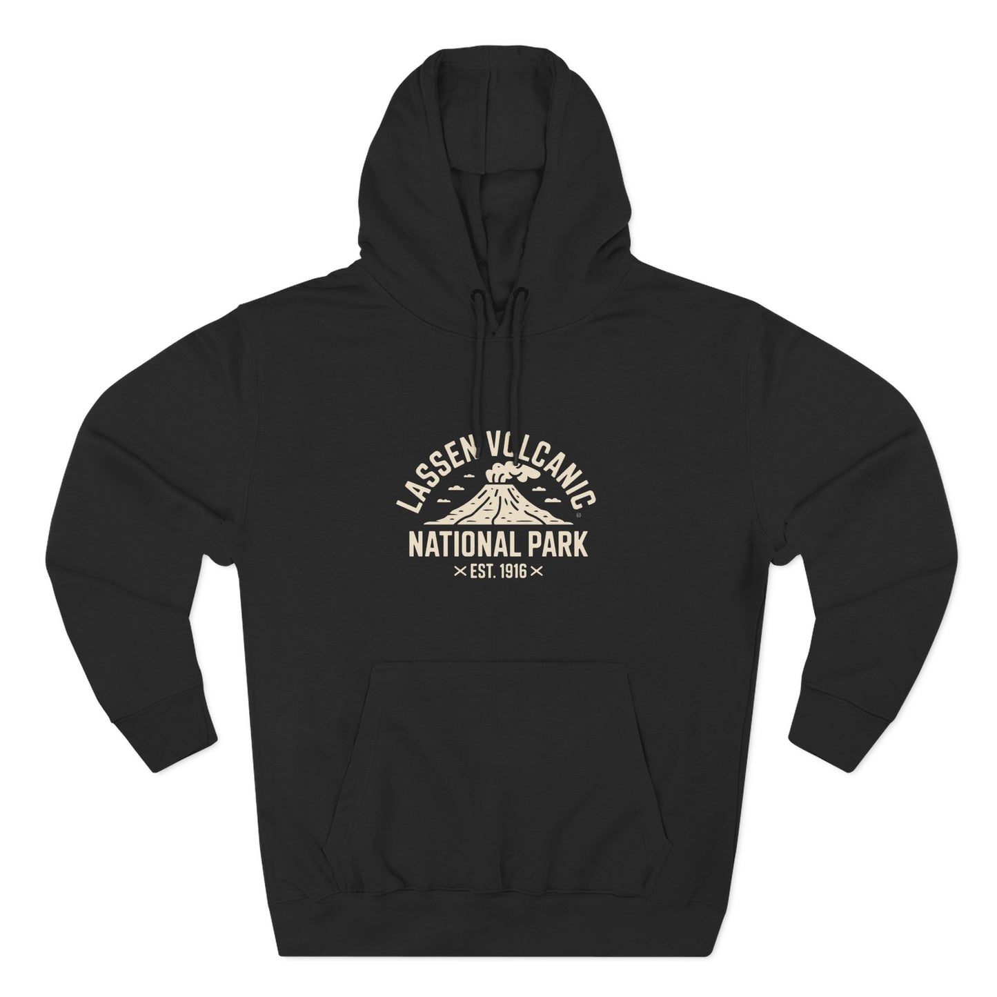 Lassen Volcanic National Park Hoodie Cotton Fleece