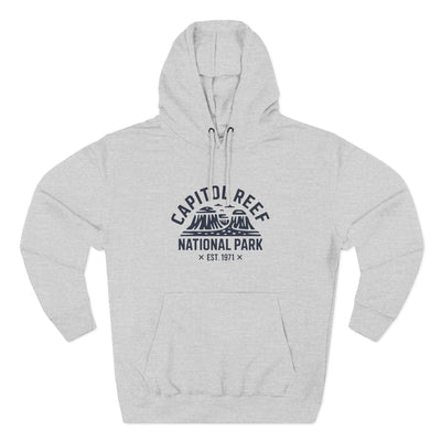 Capitol Reef National Park Fleece Hoodie White