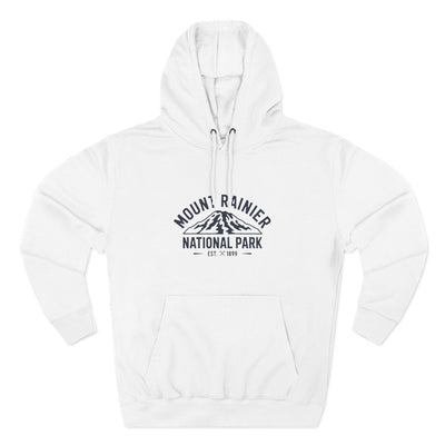 Mount Rainier National Park Fleece Hoodie Cotton