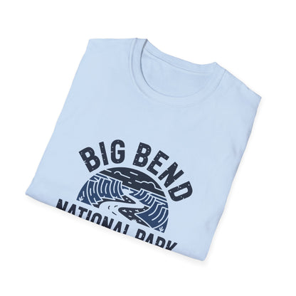 Big Bend National Park T-Shirt White Retro Design