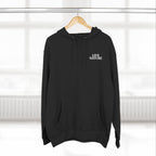 Wildflower Sketch Hoodie | Botanical Fleece - Black