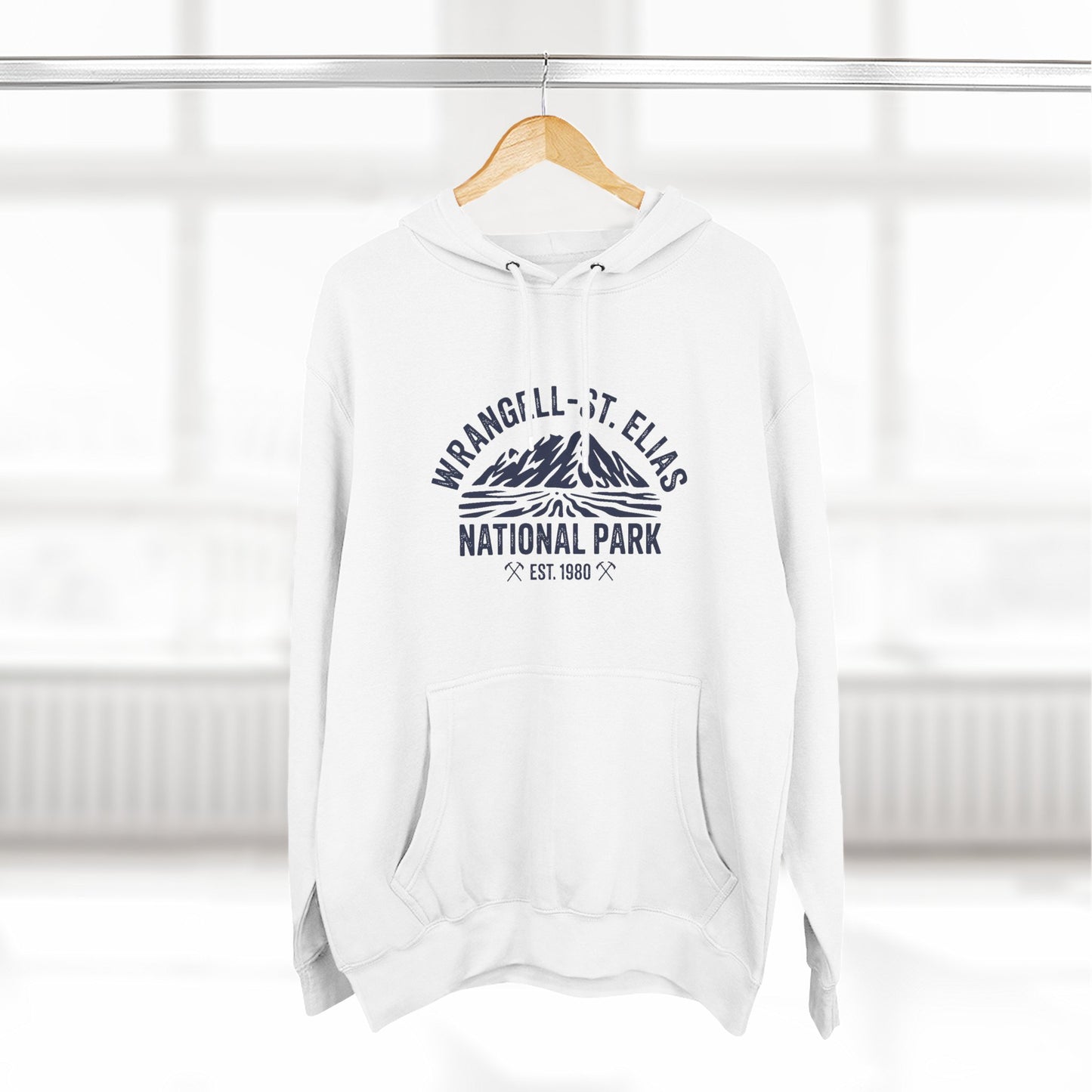 Wrangell-St. Elias National Park Hoodie Cotton Fleece