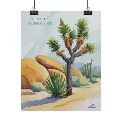 Joshua Tree National Park Watercolor Art Print