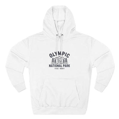 Olympic National Park Fleece Hoodie Ring Spun Cotton