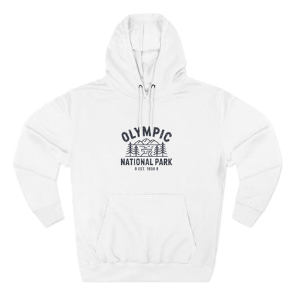 Olympic National Park Fleece Hoodie Ring Spun Cotton