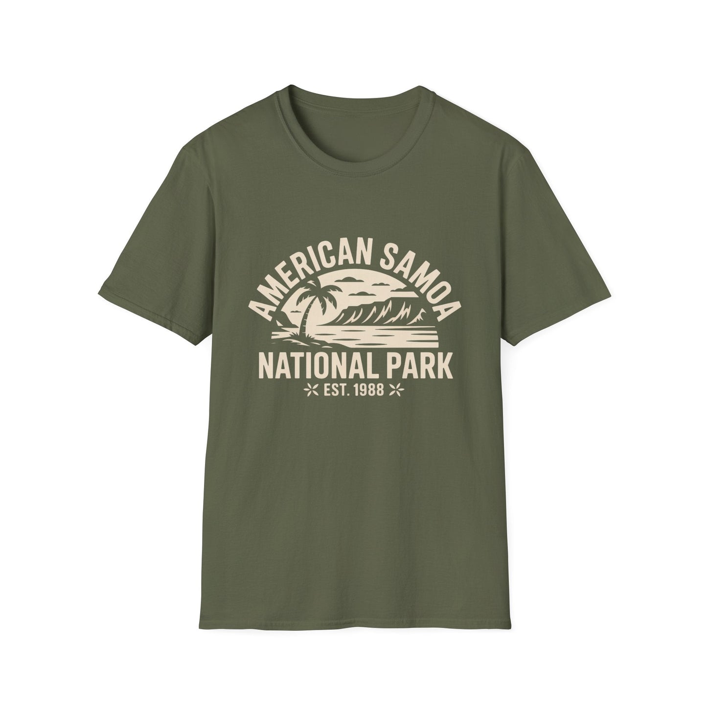 American Samoa National Park T-Shirt Est. 1988 Design