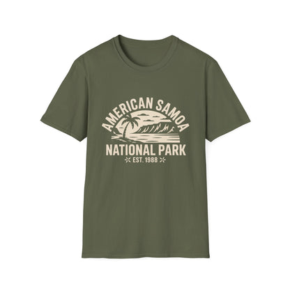 American Samoa National Park T-Shirt Est. 1988 Design