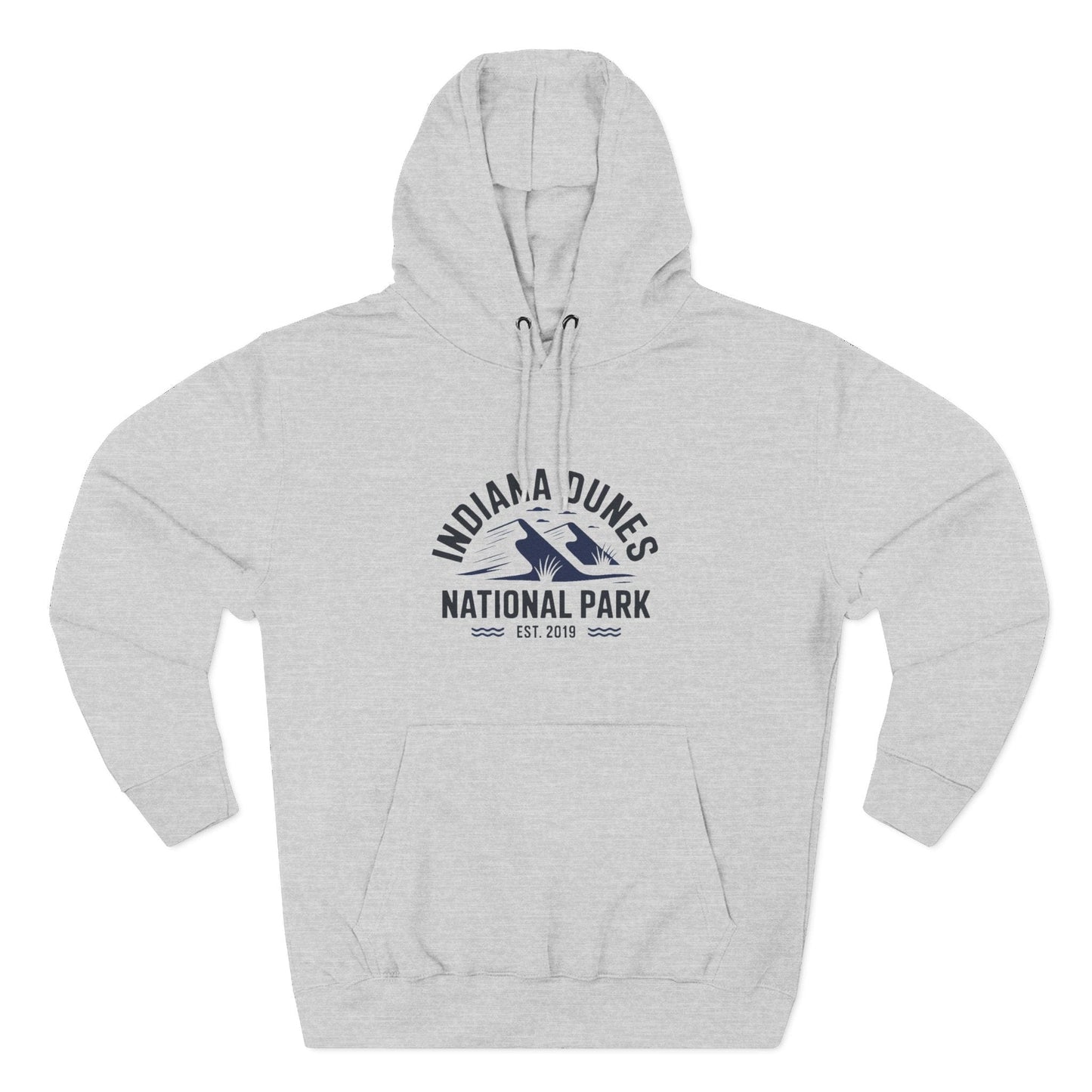 Indiana Dunes National Park Cotton Hoodie White