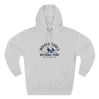 Indiana Dunes National Park Cotton Hoodie White