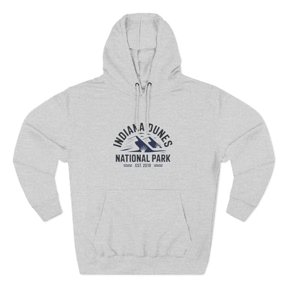 Indiana Dunes National Park Cotton Hoodie White