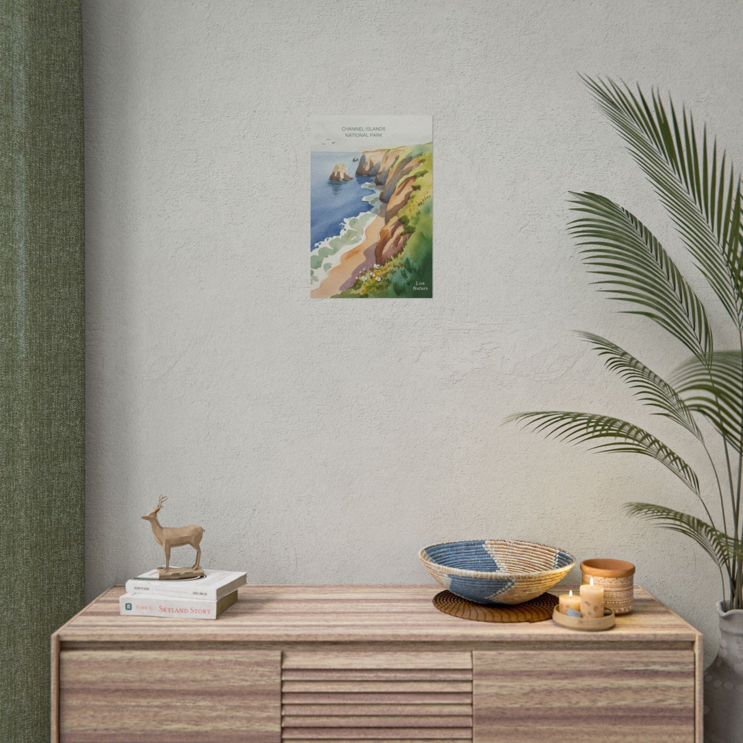 Channel Islands National Park Watercolor Poster Print