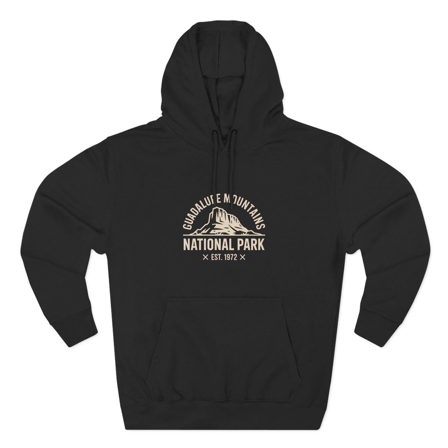 Guadalupe Mountains National Park Fleece Hoodie White
