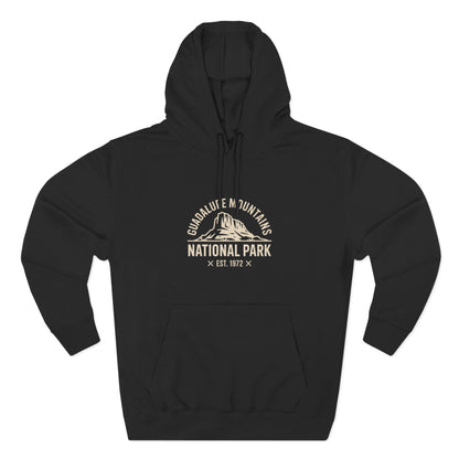 Guadalupe Mountains National Park Fleece Hoodie White