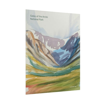 Gates of the Arctic Watercolor Poster Print
