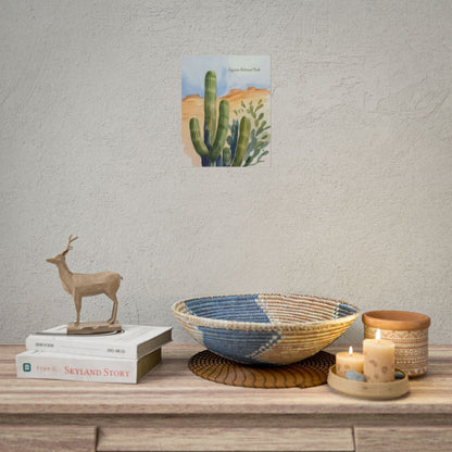 Saguaro National Park Watercolor Cactus Art Print