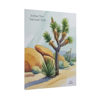 Joshua Tree National Park Watercolor Art Print