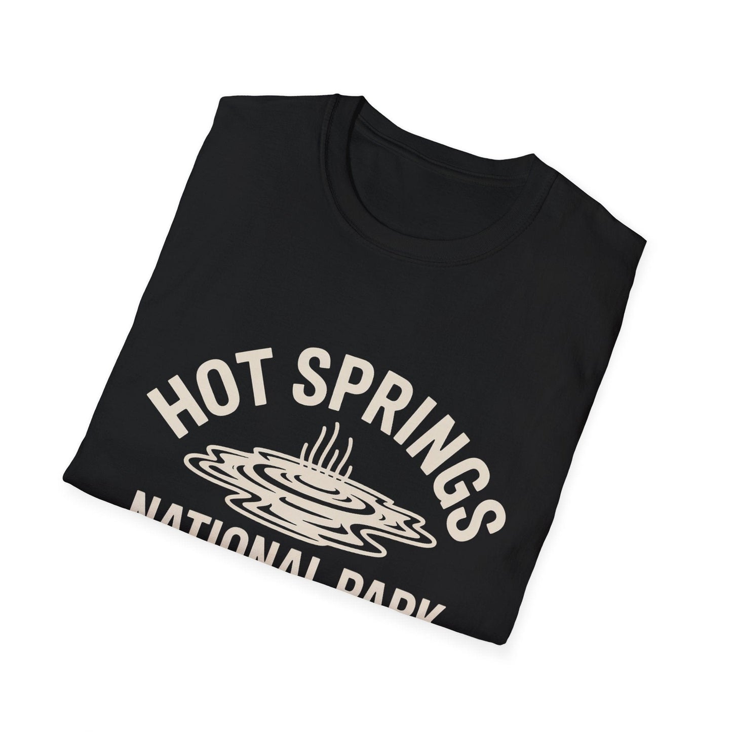 Hot Springs National Park Logo T-Shirt - White Cotton