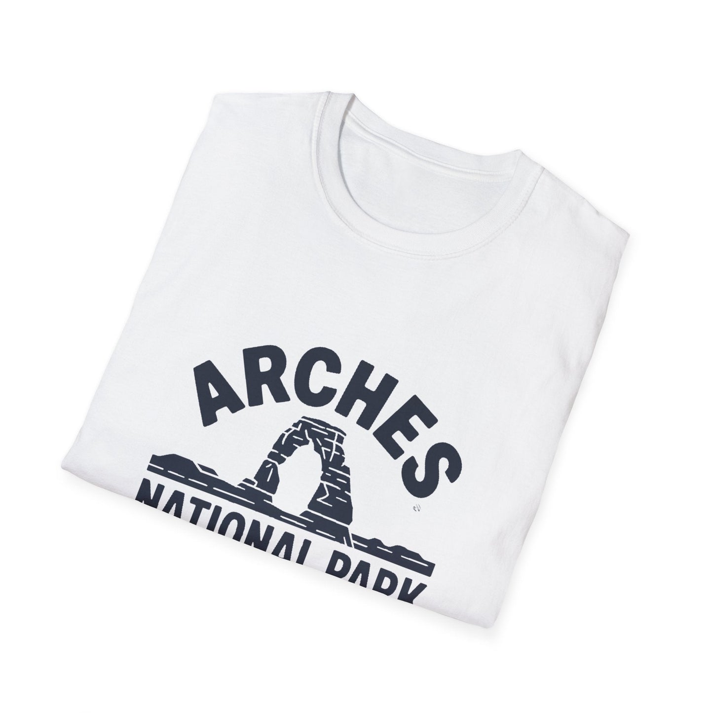 Arches National Park Retro T-Shirt - White Unisex