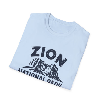 Zion National Park Graphic T-Shirt White Cotton