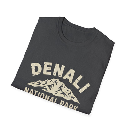 Denali National Park Logo T-Shirt - White Cotton Tee