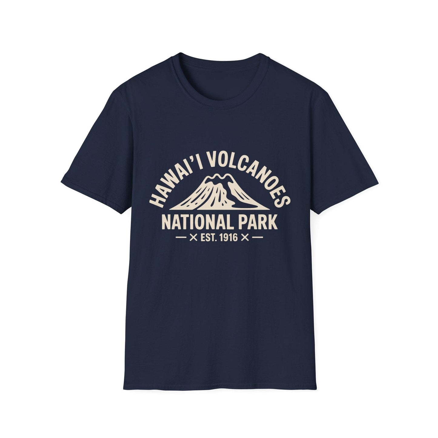 Hawai'i Volcanoes National Park T-Shirt White Cotton
