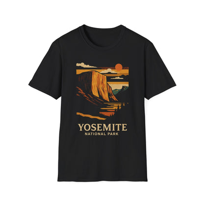 Unisex Softstyle T-Shirt - yosemite (Front Only) - Unisex Softstyle T-Shirt