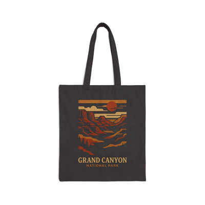 Cotton Canvas Tote Bag - grand canyon nation (Front Only) - Cotton Canvas Tote Bag