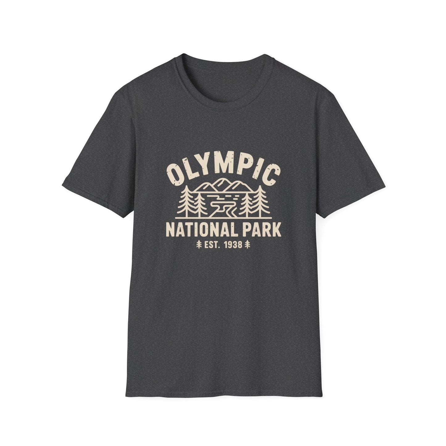 Olympic National Park Graphic Unisex T-Shirt White