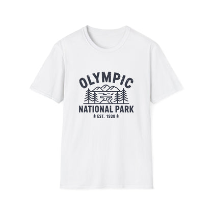 Olympic National Park Graphic Unisex T-Shirt White