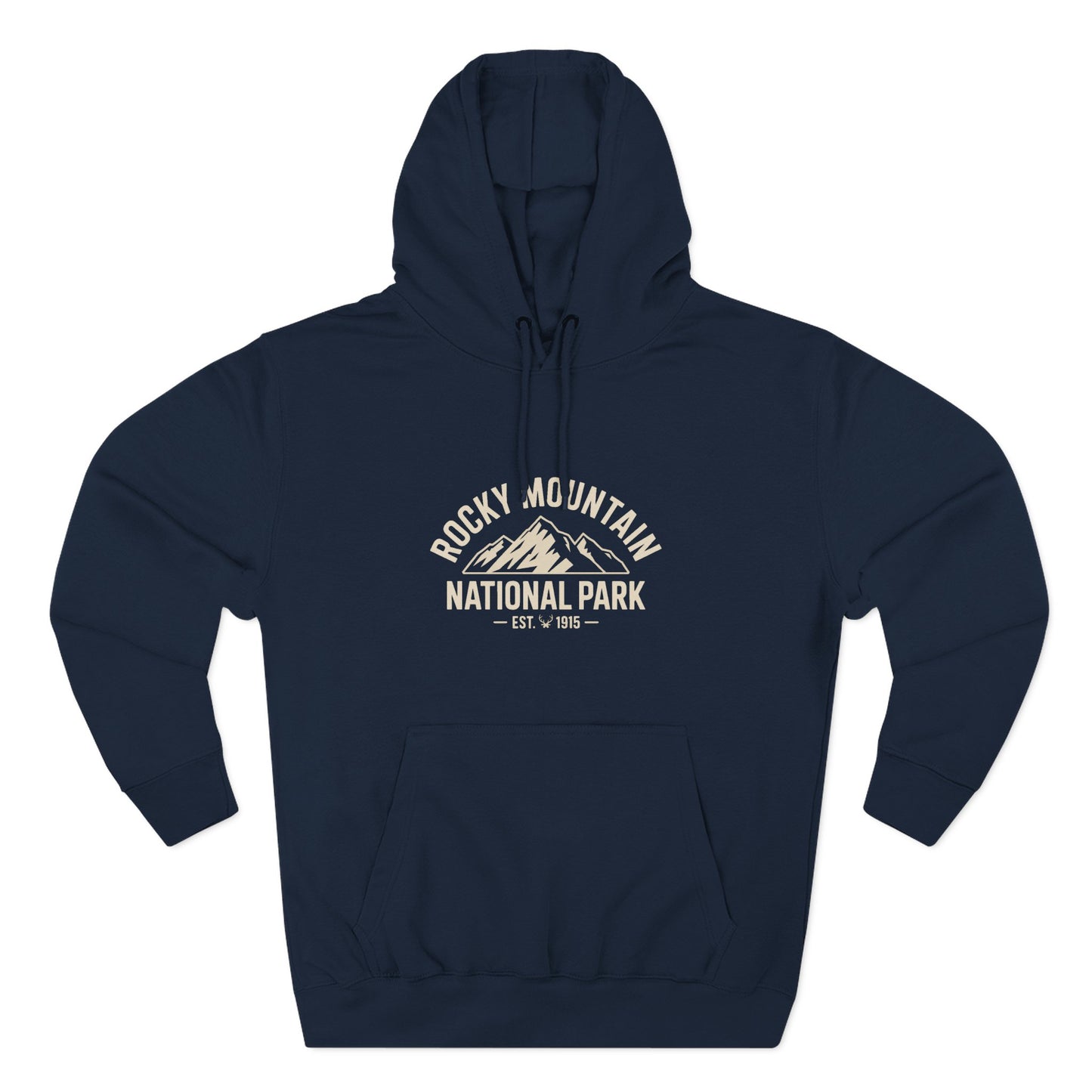 Rocky Mountain National Park Hoodie Cotton Fleece
