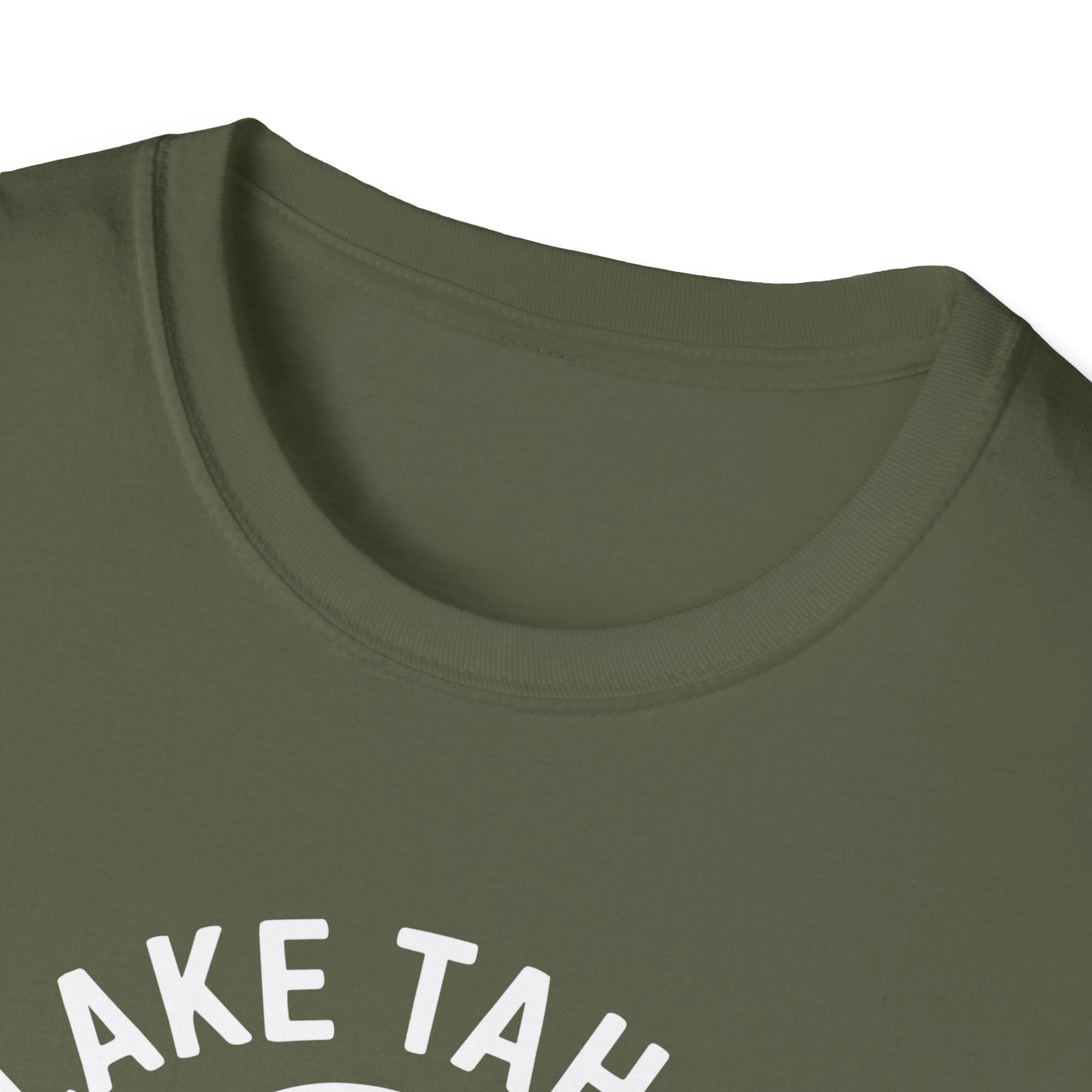 Lake Tahoe Tee — Wilderness Emblem - Military Green