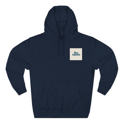 Live Nature Fleece Hoodie Ring Spun Cotton Design
