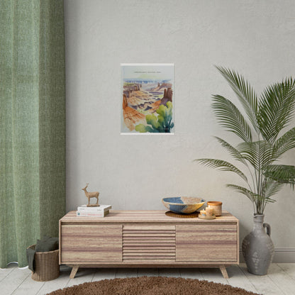 Canyonlands National Park Watercolor Art Print