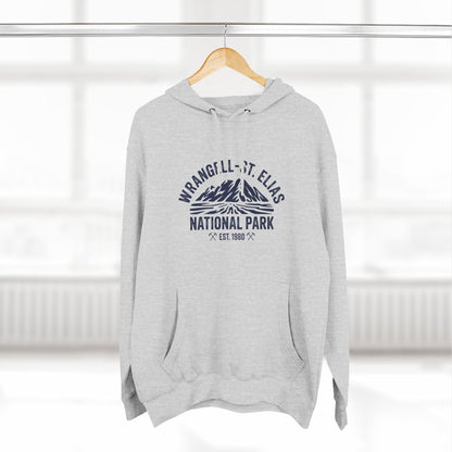 Wrangell-St. Elias National Park Hoodie Cotton Fleece